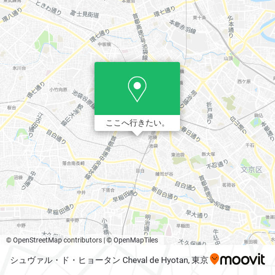 シュヴァル・ド・ヒョータン Cheval de Hyotan地図