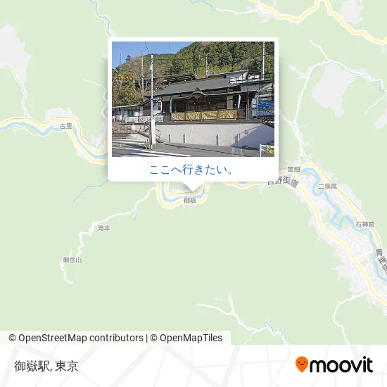 御嶽駅地図