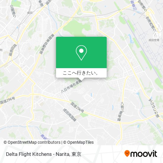 Delta Flight Kitchens - Narita地図