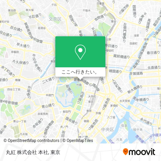 丸紅 株式会社 本社地図