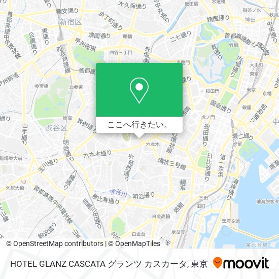 HOTEL GLANZ CASCATA グランツ カスカータ地図