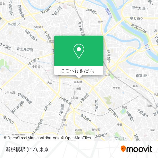 新板橋駅 (I17)地図