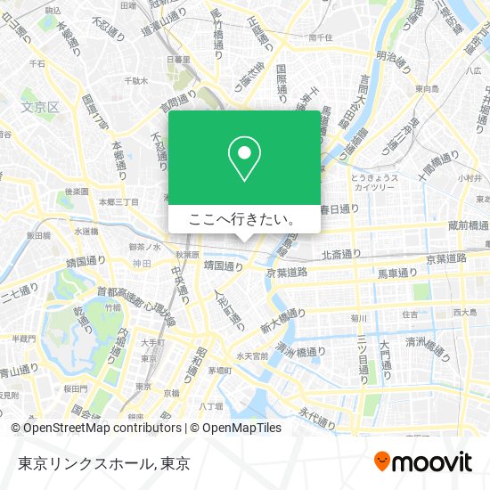 東京リンクスホール地図