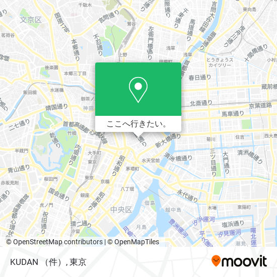 KUDAN （件）地図