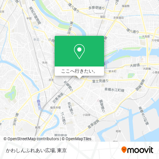 かわしんふれあい広場地図