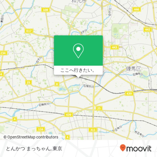 とんかつ まっちゃん地図