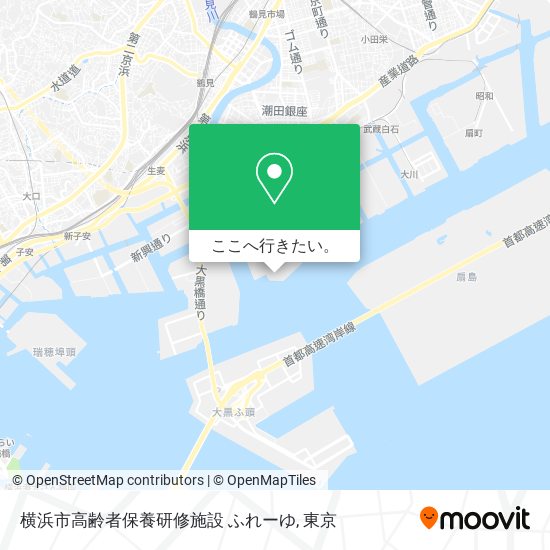 横浜市高齢者保養研修施設 ふれーゆ地図