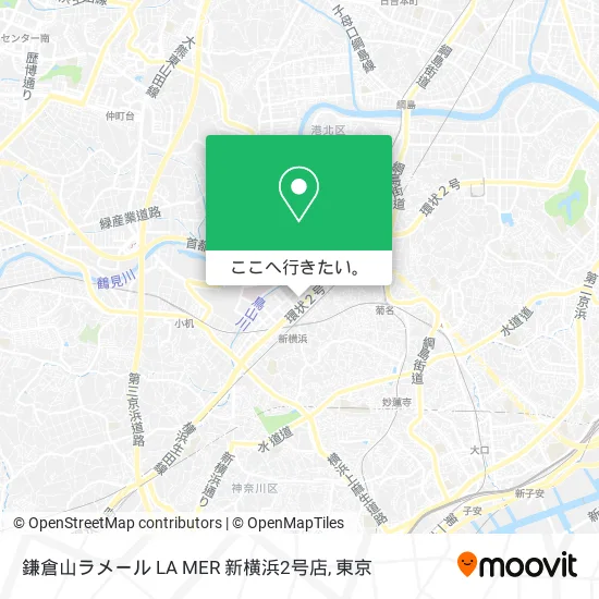 鎌倉山ラメール LA MER 新横浜2号店地図