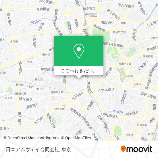 日本アムウェイ合同会社地図