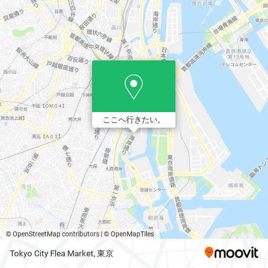 Tokyo City Flea Market地図