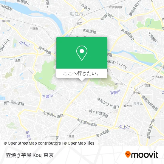 壺焼き芋屋 Kou地図