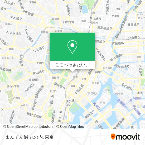 まんてん鮨 丸の内地図