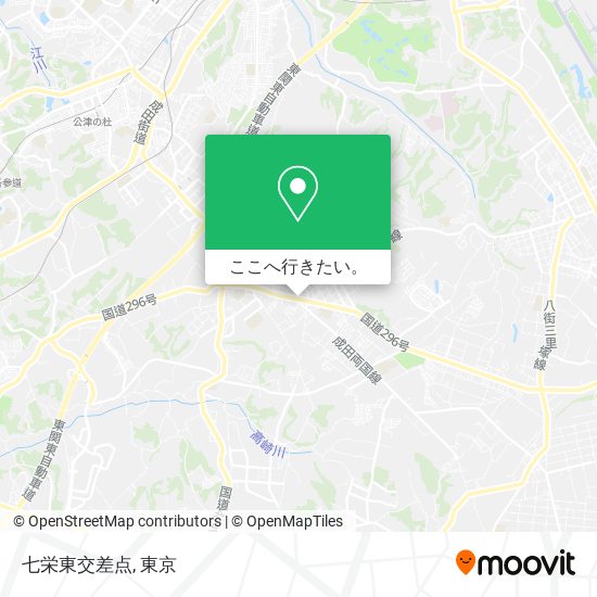七栄東交差点地図