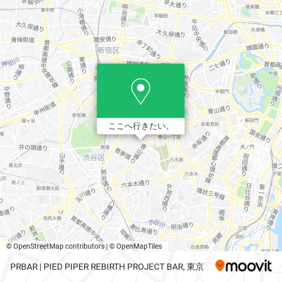 PRBAR | PIED PIPER REBIRTH PROJECT BAR地図