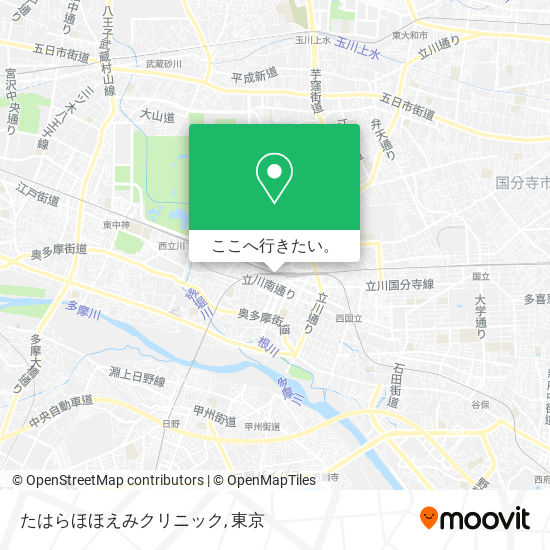 たはらほほえみクリニック地図