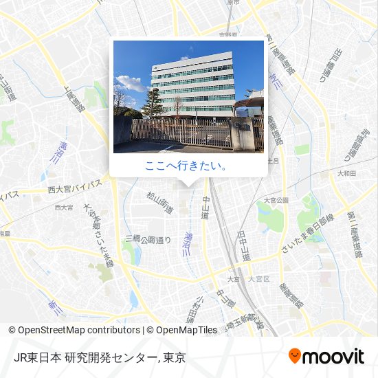 JR東日本 研究開発センター地図