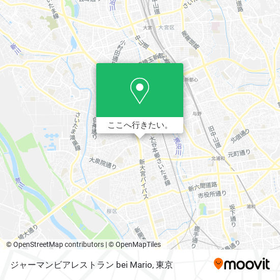 ジャーマンビアレストラン bei Mario地図