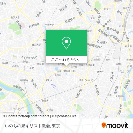 いのちの泉キリスト教会地図