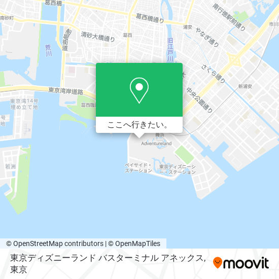 バスで江戸川区の東京ディズニーランド バスターミナル アネックスへの行き方 Moovit