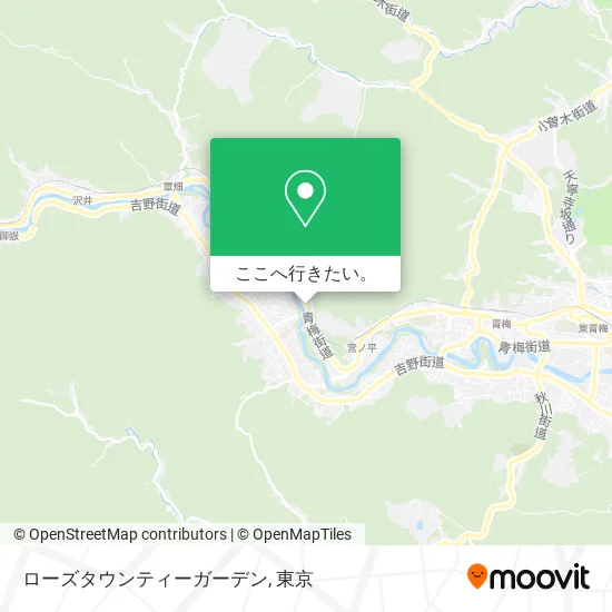 ローズタウンティーガーデン地図