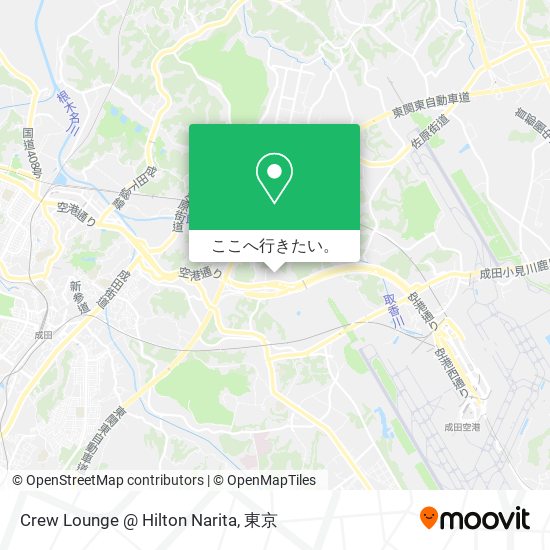 Crew Lounge @ Hilton Narita地図