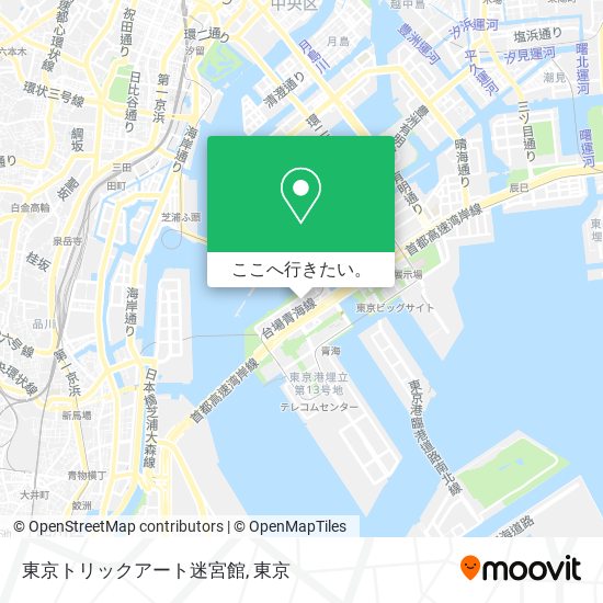 東京トリックアート迷宮館地図