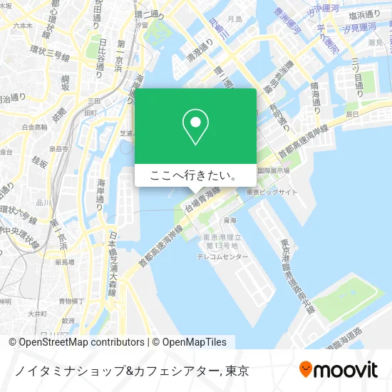 ノイタミナショップ&カフェシアター地図