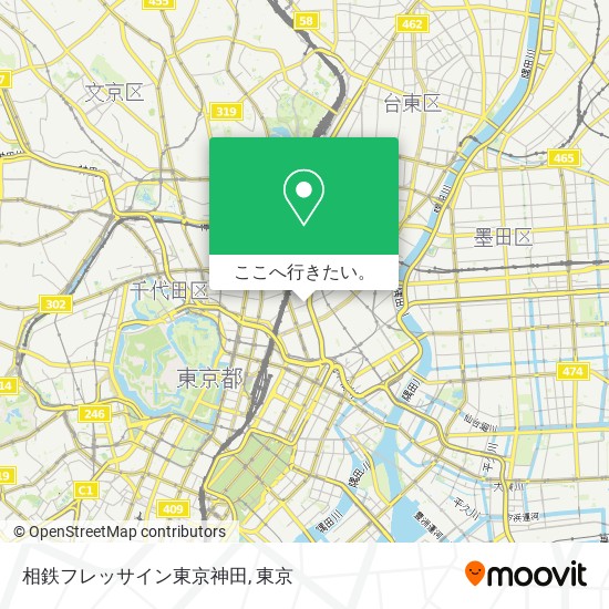 相鉄フレッサイン東京神田地図