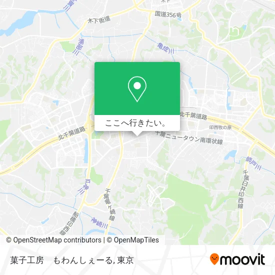 菓子工房　もわんしぇーる地図