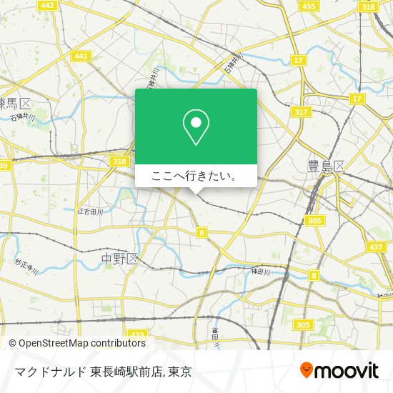 マクドナルド 東長崎駅前店地図