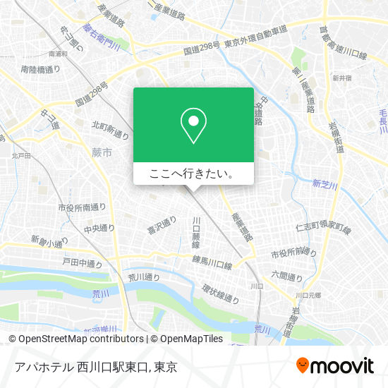 アパホテル 西川口駅東口地図