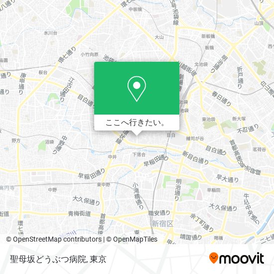 聖母坂どうぶつ病院地図