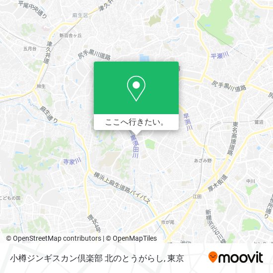 小樽ジンギスカン倶楽部 北のとうがらし地図