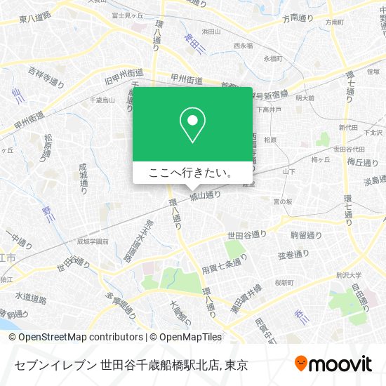 セブンイレブン 世田谷千歳船橋駅北店地図