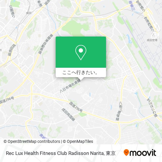 Rec Lux Health Fitness Club Radisson Narita地図