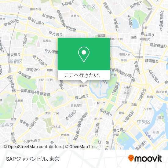 SAPジャパンビル地図
