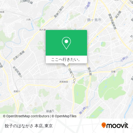 餃子のはながさ 本店地図