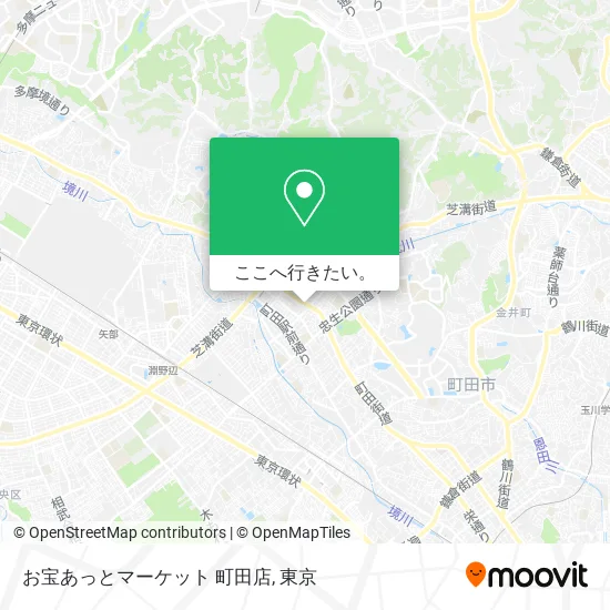 お宝あっとマーケット 町田店地図