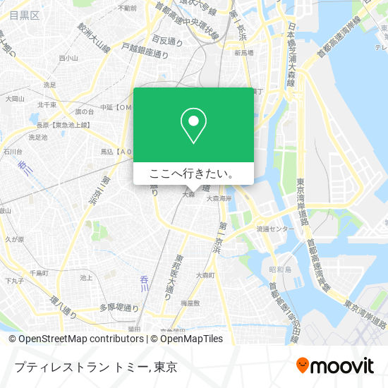 プティレストラン トミー地図