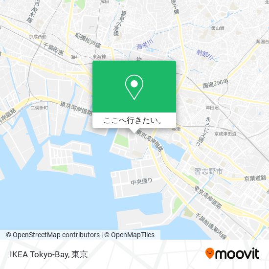 IKEA Tokyo-Bay地図