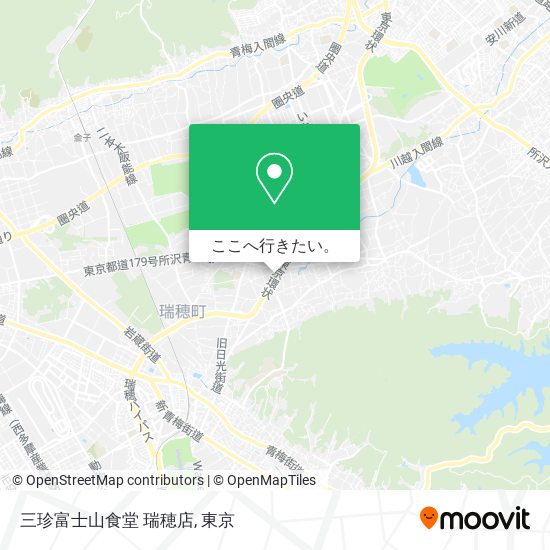 三珍富士山食堂 瑞穂店地図