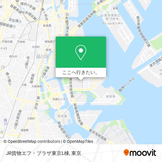 JR貨物エフ・プラザ東京L棟地図