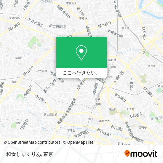 和食しゅくりあ地図