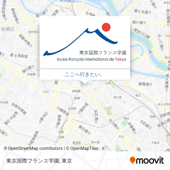 東京国際フランス学園地図