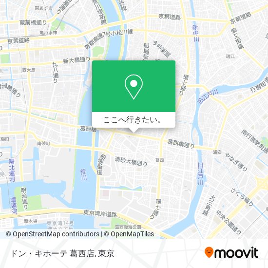 ドン・キホーテ 葛西店地図