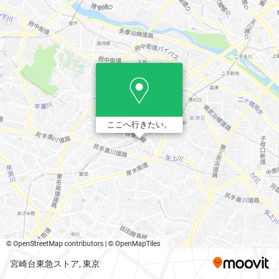宮崎台東急ストア地図