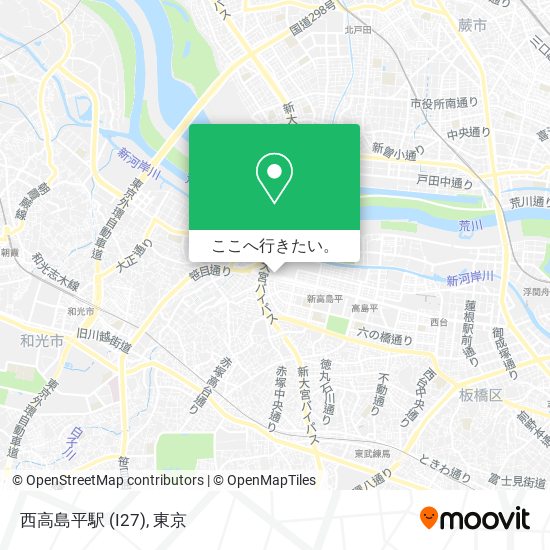 西高島平駅 (I27)地図
