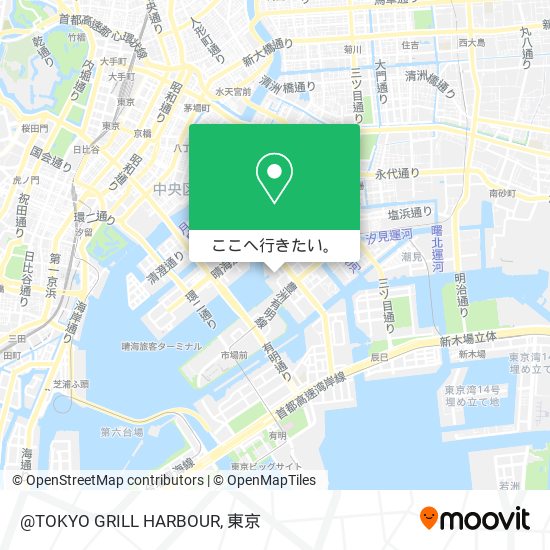 @TOKYO GRILL HARBOUR地図