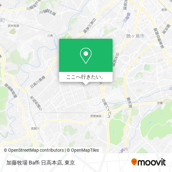 加藤牧場 Baffi 日高本店地図