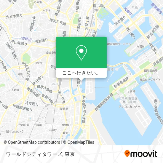ワールドシティタワーズ地図
